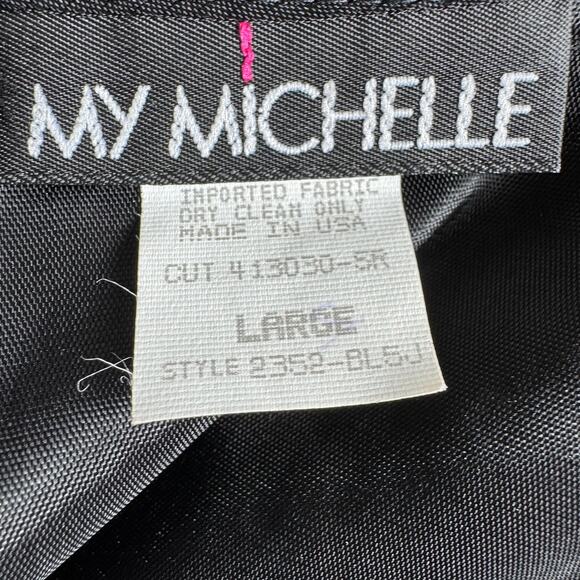 Vintage My Michelle Vest Southwestern Aztec Print Western Academia Large - Picture 7 of 8